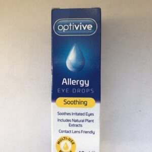 Optivive Allergy Soothing Eye Drops ALERGICZNE ŁAGODZĄCE OCZY 10ml